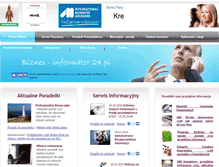 Tablet Screenshot of biznes-informator24.pl